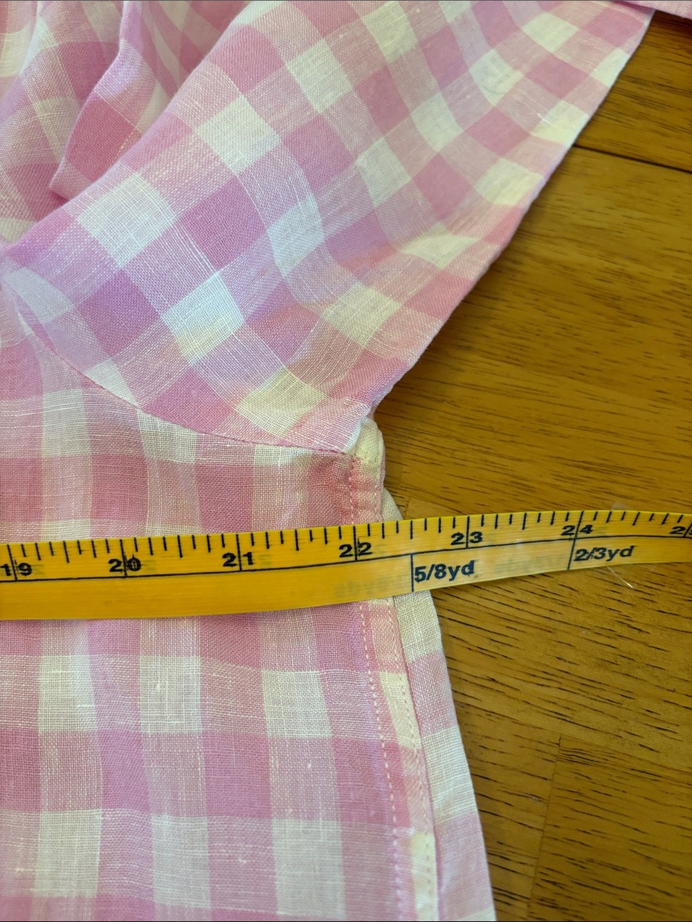GAP Pink & White Gingham Button-Down Shirt - Picture 8 of 11
